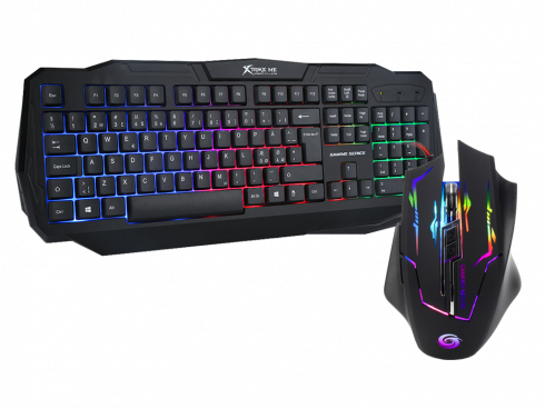 gamer sæt med tastatur og mus